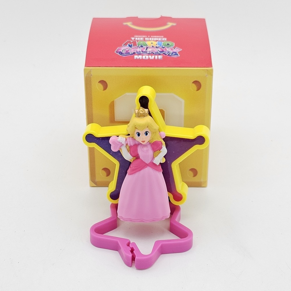 2026 Toy #4 PRINCESS PEACH ~ McDONALD'S SUPER MARIO GALAXY Happy Meal Toy